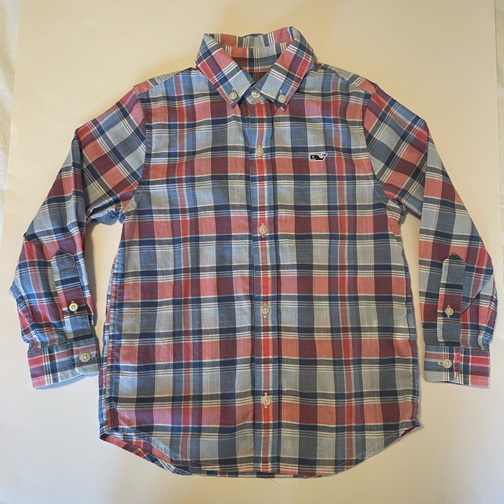 Vineyard Vines Boy’s Plaid Button-Down Shirt